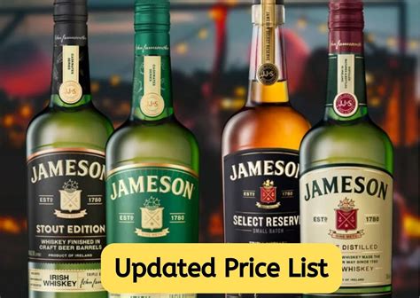 jameson whiskey price.